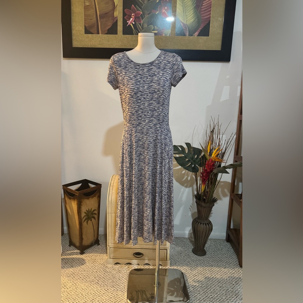 Rachel Pally Striped Long Maxi Dress Medium Made in the USA with Pockets